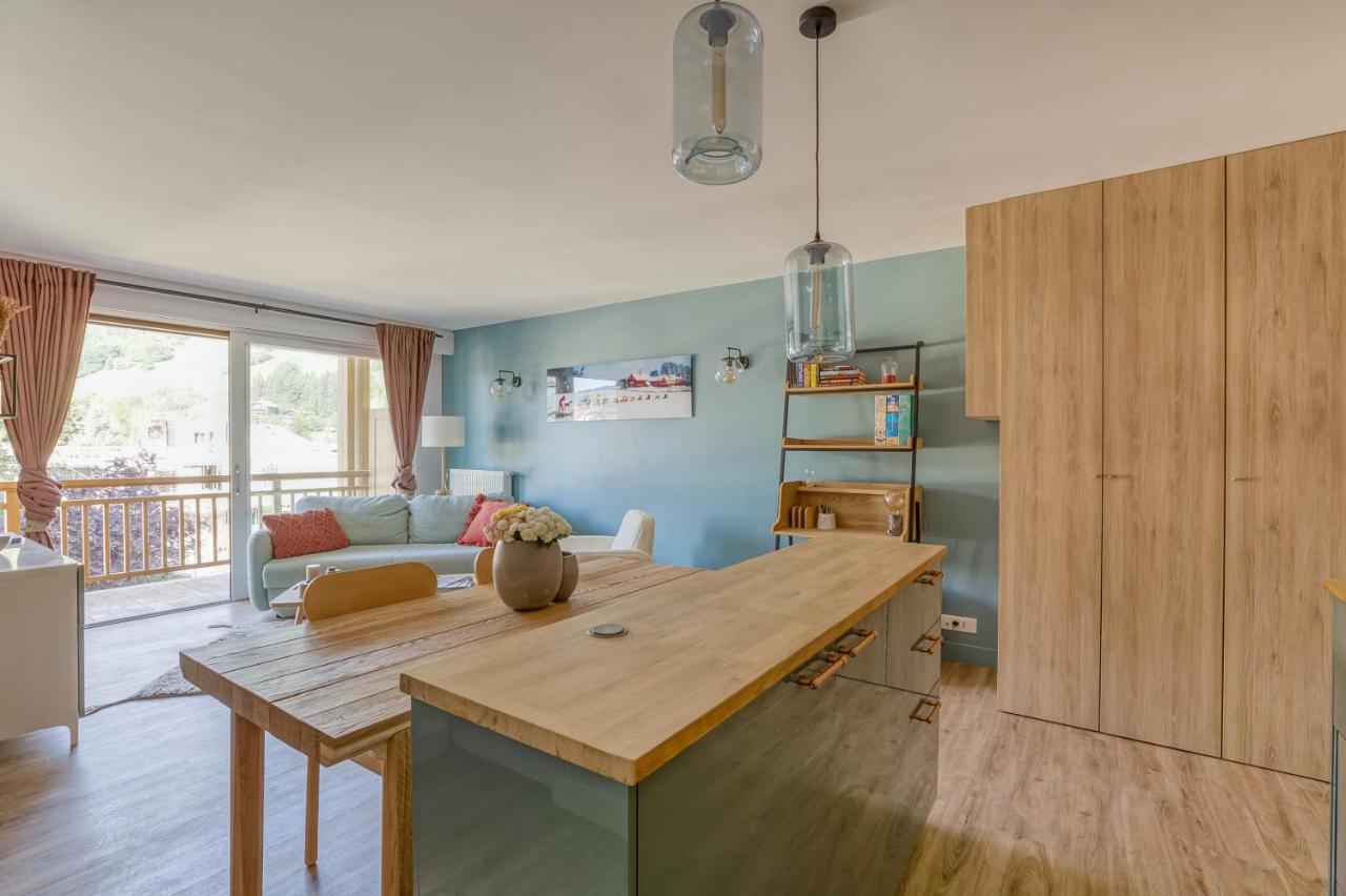 Rare ! Appartement Renove Dans Le Village Pieton De Megève Kültér fotó