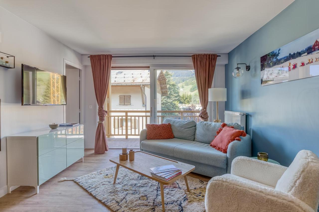 Rare ! Appartement Renove Dans Le Village Pieton De Megève Kültér fotó